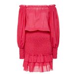 Alexis Marilena Smocked Off-shoulder Blouson-sleeve Dress Size XS Photo 8