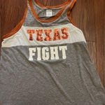 PINK - Victoria's Secret PINK Texas longhorns orange white gray tank top Photo 0