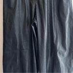 BLANK NYC  Faux Leather Wide Leg Pants, Black, Size Large Photo 13