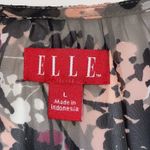 Elle  sheer floral dress, Size Large‎ Photo 4