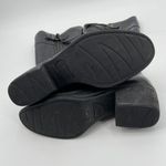 Born Black Leather Uchee Boot Knee High Size 7 Photo 51