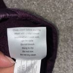 Mondetta  Womens M Purple Quilted Fleece Lined Full Zip Hooded Jacket Athletic Photo 7