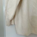 Free People Brookside Tunic Sweater Ivory V Neck Photo 6