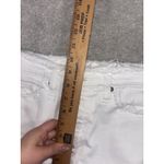 AG Adriano Goldschmied  Size 24 The Isabelle High Rise Straight Crop Denim White Photo 7