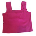 New York Company Tank Top Knit XXL Cropped NWT Burgundy Casual Preppy Classic Red Size 2X Photo 1