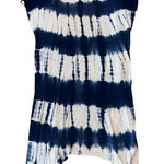 Sundays  Sleeveless Mock‎ Neck Tie-Dye Pattern High-Low Dress Size Plus XXL Photo 0