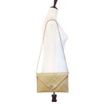 Liz Claiborne VINTAGE Liz Clairborne Woven Straw Envelope Shoulder Bag Purse Tan Beige Summer Photo 1