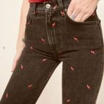 Reformation  julia high cigarette jean in hearts Photo 4