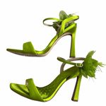 Sam Edelman  Floral Strap Dress Sandal Size 8 Open Toe Heels Photo 4