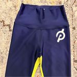 Peloton ‎ Navy Contrast Show Up Rib Leggings Size S Photo 1