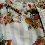 Farm Rio RARE!! Jeans Womens 36 Floral Tropical Fish Vibrant Ankle Wearable Art Photo 1