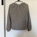 FOR THE REPUBLIC  Sage Green Button Down Blouse Soft Casual Womens Small Photo 1