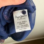 Pepe Jeans Navy Floral Sleeveless Button-Front Dress with Pockets Photo 12