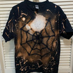 Gildan Halloween reverse tie dye‎ t-shirt Photo 0