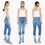 💕MOTHER💕 The High Waisted Pony Boy Ankle Jeans ~ Loafers and Lassos 28 NWT Blue Photo 8