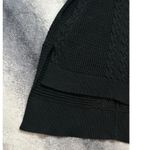 ALLSAINTS Open Knit Erbus Black Pullover Hi Low Cape Size 4 - 6 Small Photo 6