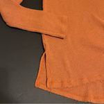 T.LA Nadia cut out waffle knit long sleeve thermal, terracota, oversized XS Photo 9