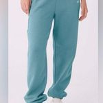 Alo Yoga NWT Alo Accolade Sweatpants Joggers Size XL Limited Edition Color Teal Agate Photo 0