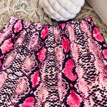 Boutique Pink Snake Biker Shorts Photo 7