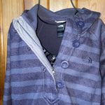 The North Face Women's Crescent Sunshine Striped Quarter Button Hoodie small Photo 4