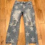 Risen Light Blue Star Printed Women Jeans 9/29 Photo 1