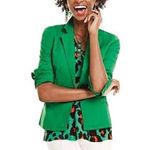 CAbi  Kelly green lightweight S one button jacket Photo 0