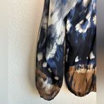 Misook NWT Exclusively  Chiffon Boho Tie Dye Balloon Sleeve SAMPLE Blouse XS Photo 2