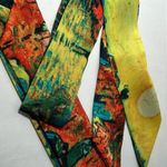Two Van Gogh Oil Painting Thin Scarves / Hair Bands / Scarves Photo 5