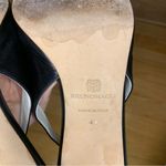 Bruno Magli Amelia Slingback Black Leather Pumps Photo 6