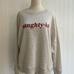 Aerie Naughty-ish Long Sleeve Pullover Crewneck Novelty Sweatshirt Size M Photo 8