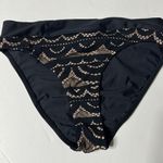 PilyQ New. water lily black lace high rise waisted bikini bottom. Size small Photo 5