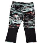 New Balance  NB Dry size Large capri length athletic leggings black pink green Photo 2