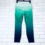 Athleta  Ombre High Waisted Leggings Athletic Workout Yoga‎ Pants Small Green Photo 7