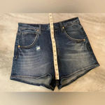 Kendall + Kylie The Drifter High Rise Dark Distressed Denim Jean Shorts Size 7 Photo 7