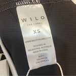 NWT Wilo The Label Ribbed Jumpsuit Black Skinny White Stripe One Piece Womens XS Photo 5