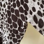 Garnet Hill Eco 100% merino wool snow leopard cardigan Photo 4
