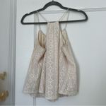 C&C California C&C Cream All Over Lace Cotton Swing Tank Top with Tassels Size Small NEW Photo 3