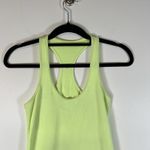 Lululemon Tank Top Womens Medium Neon Green Cool Racerback Athletic Yoga Shirt Photo 1