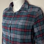 Woolrich  Plaid Flannel Shirt Womens Small Gorpcore Winter Warm Cozy Cotton Ranch Photo 2