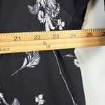 Rose + Olive  Top Women's 1X Plus Black White Lace Floral‎ V-Neck 3/4 Sleeve Boho Photo 7