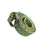 Vineyard Vines By Shep Ian Medium green fish print Double Ring Belt Photo 1