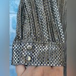 SABINA MUSÁYEV Tied Shimmer Tunic dress size small Silver Photo 5