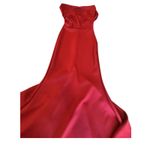 Womens Red Maxi Dress Cowl Neck Sleeveless Party Cocktail Evening Gown S Photo 2