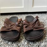 Timberland  Women’s Brown Braided Leather Sandals Smart Comfort System Size‎ 7.5 Photo 4
