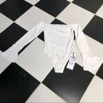 Charlie Holiday NWT Floyd Bodysuit Off the Shoulder Bell Sleeve Long Sleeve Boho Photo 7