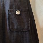 Karl Lagerfeld Paris Sleeveless Black Tonal Tweed Pocket Sheath Dress 10 Photo 7