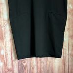 Bar III  Black Cocoon Mini Shift Dress Photo 4