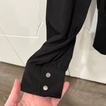 White House | Black Market Black Long Sleeve Blouse Photo 2