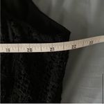 Peter Nygard Black Straight Dress with Lace Overlay and Side Split Size XL Photo 5