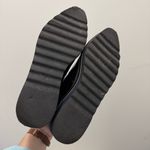 Vince  Alona Black Patent Leather Slip On Oxford Loafer Dress Shoes 9 Photo 5